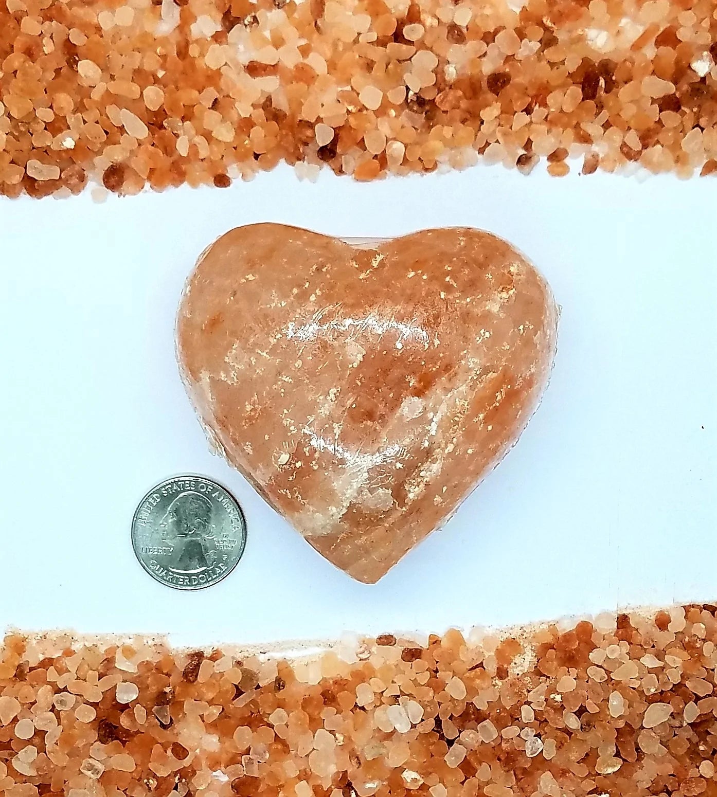 7-8oz Heart Shaped Himalayan Salt Massage "Stone"